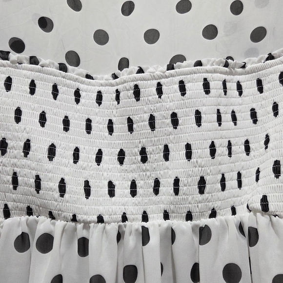 Torrid White and Black Polka Dot Dress - Picture 4 of 4